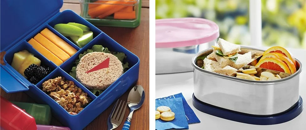 Pottery Barn Kids Bento Lunch Boxes.