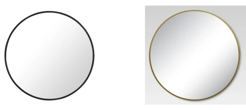 Mirrors by Build.com and Target.