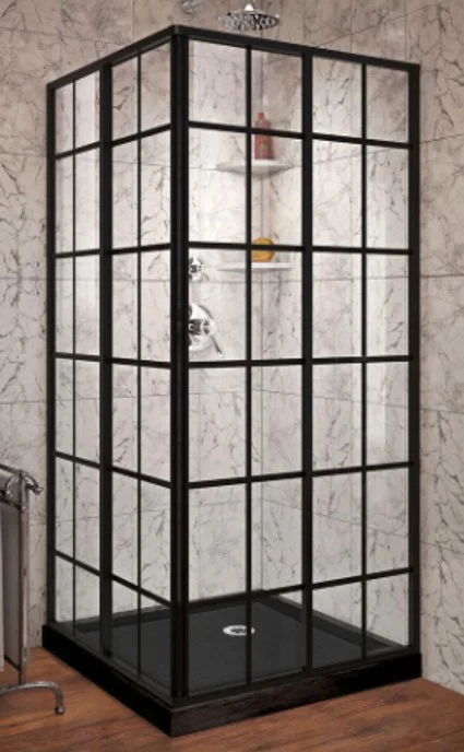 DreamLine French Corner Shower at Home Depot.
