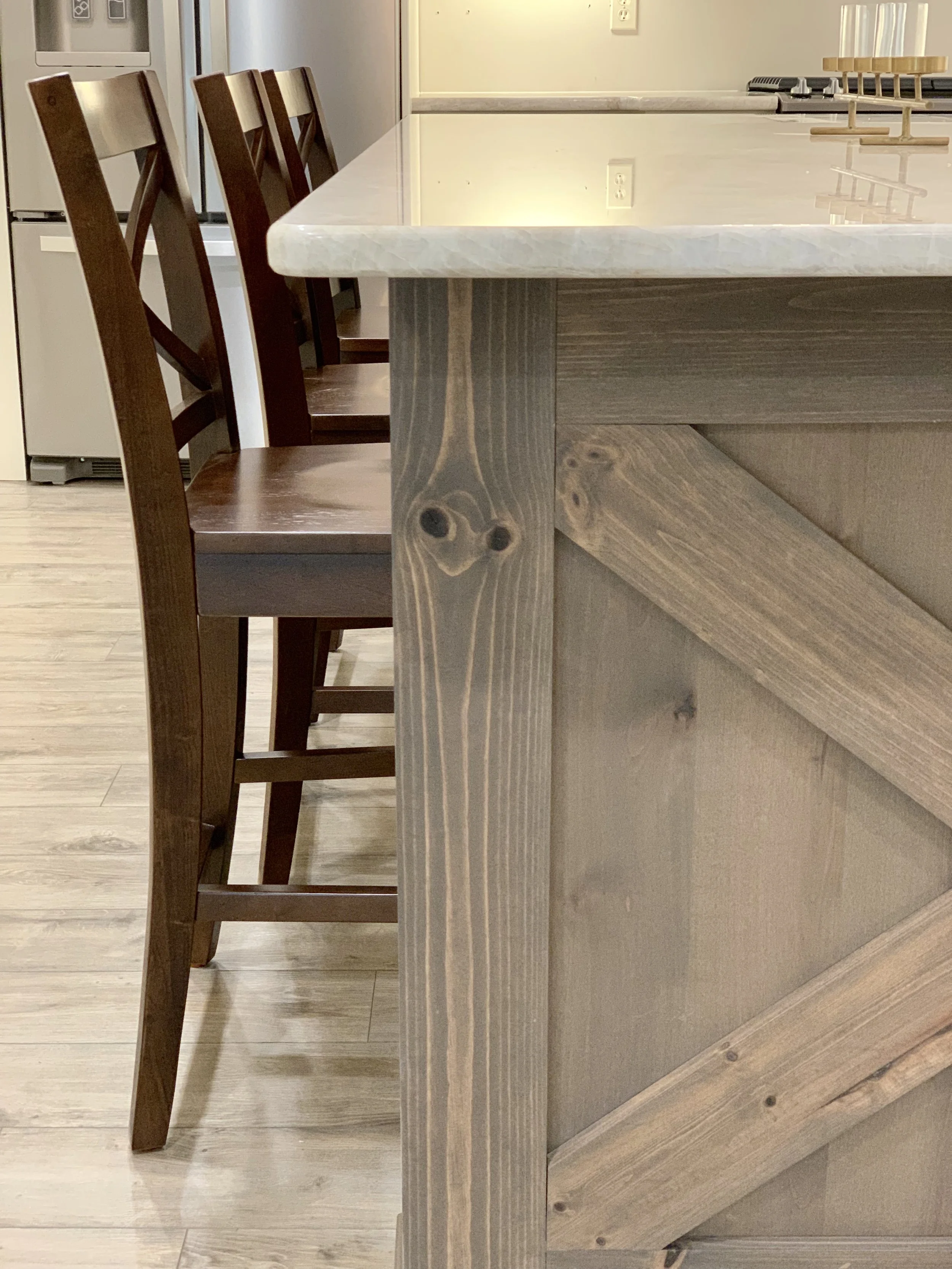 Kraftmaid cabinetry in a modern farmhouse kitchen by Farmhouse Redefined