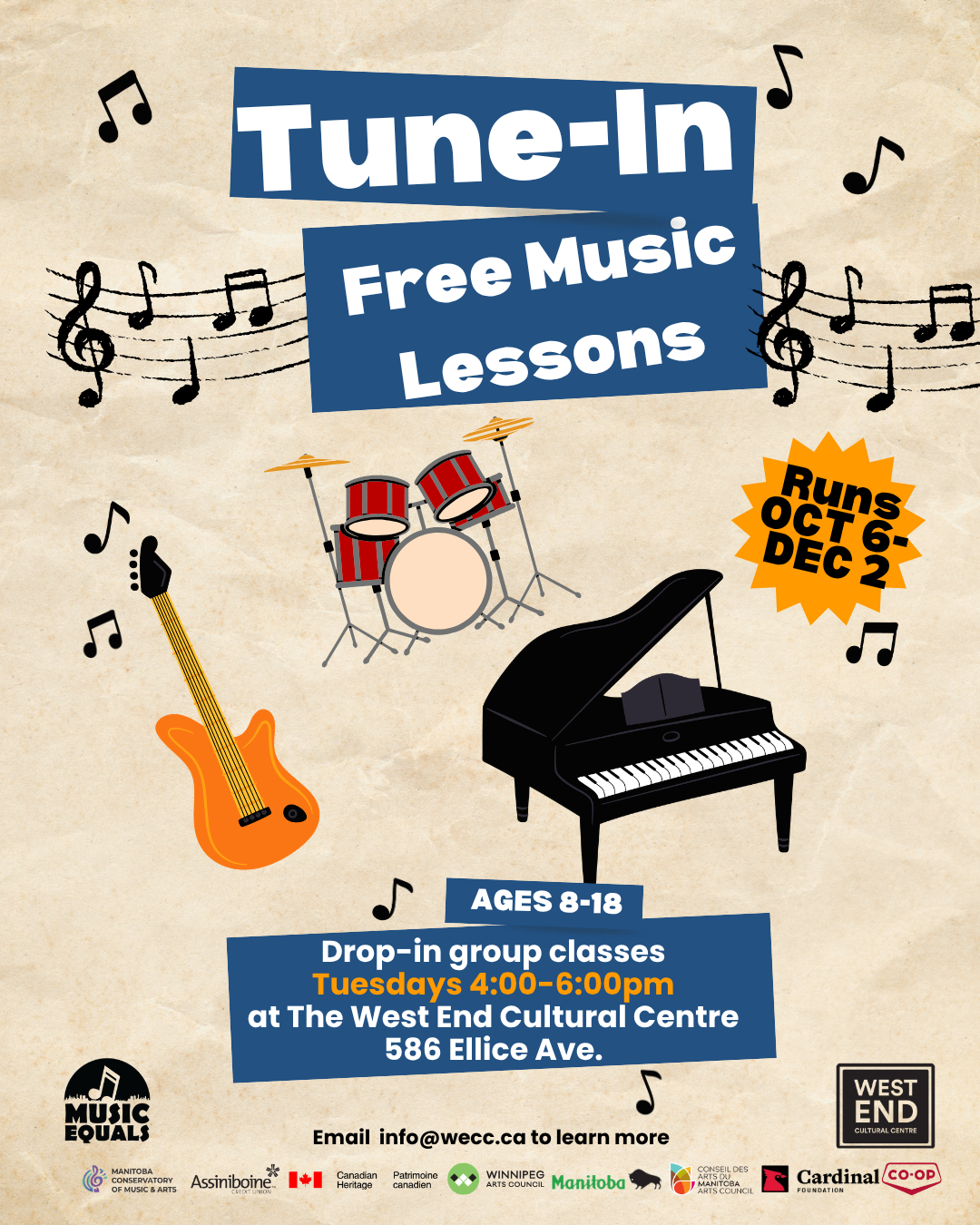 Tune-In FREE music lessons