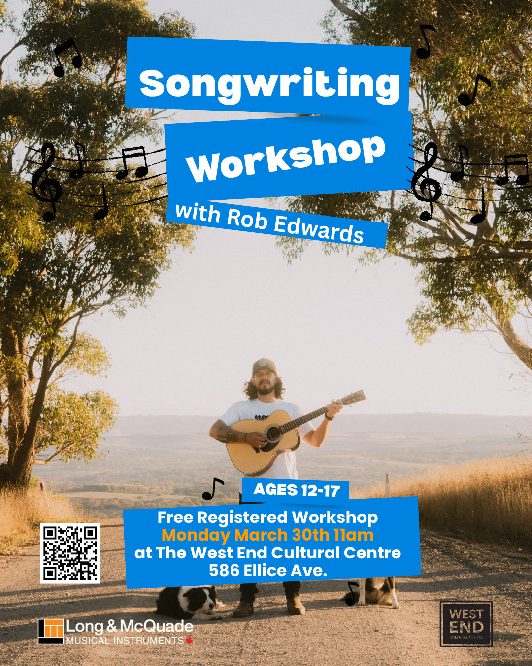 SongWriting Workshop — West End Cultural Centre
