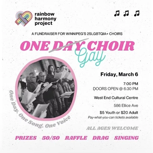 Rainbow Harmony Project - WPG 2SLGBTQIA+ Choral Choir — West End ...