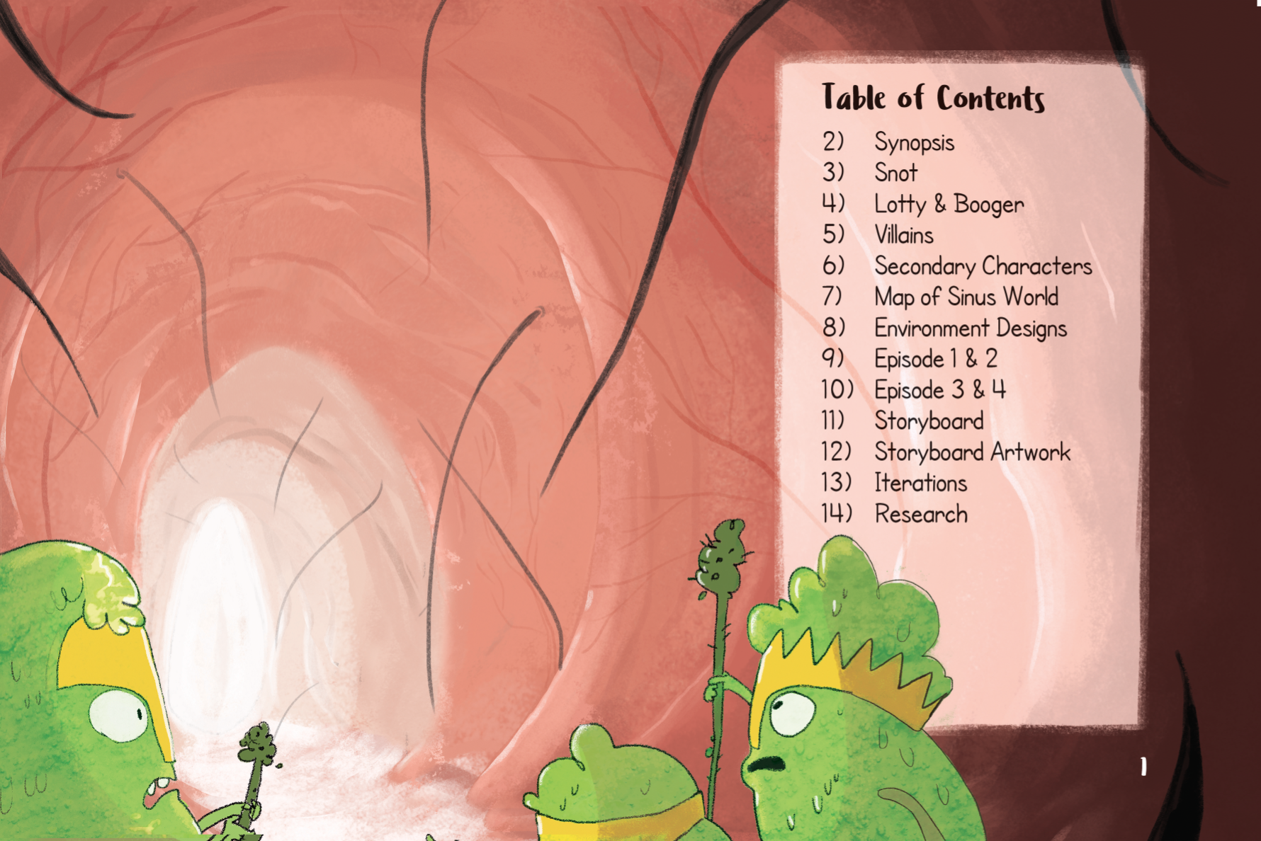 Table of Contents page.