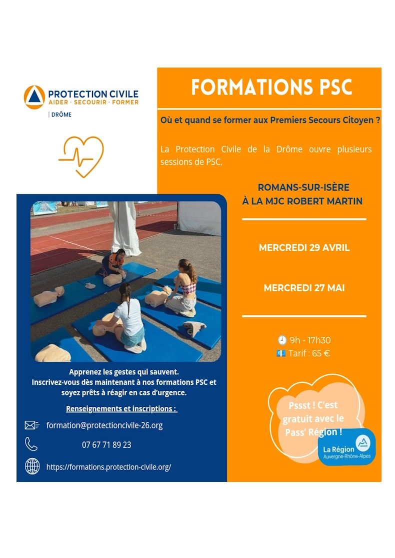 Formation Premiers Secours Citoyen 