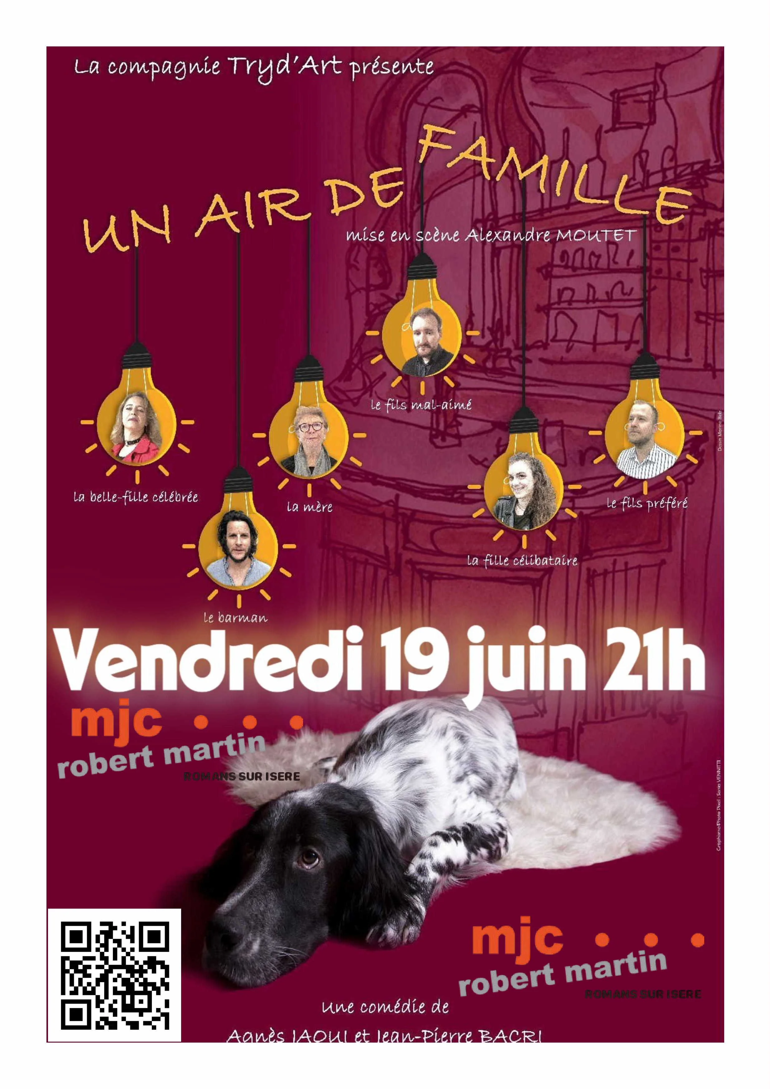 Un Air de Famille (comédie de d’Agnés Jaoui et Jean-pierre Bacri)