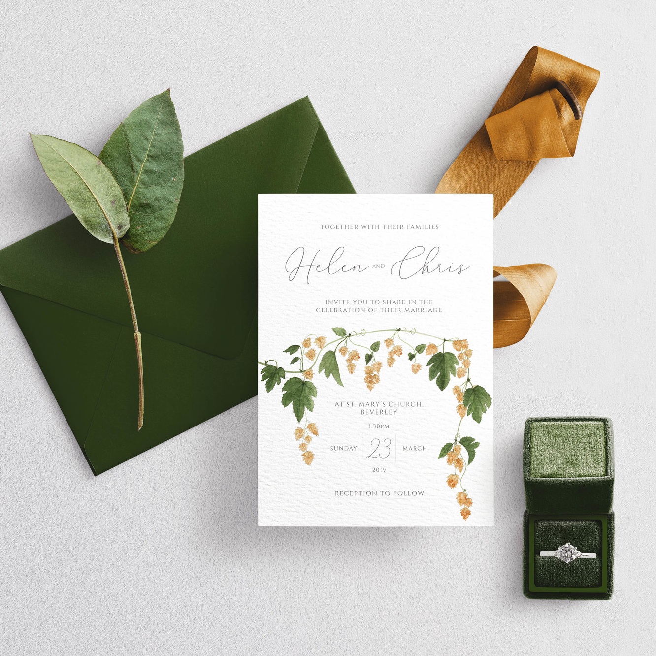 Hops Wedding Stationery