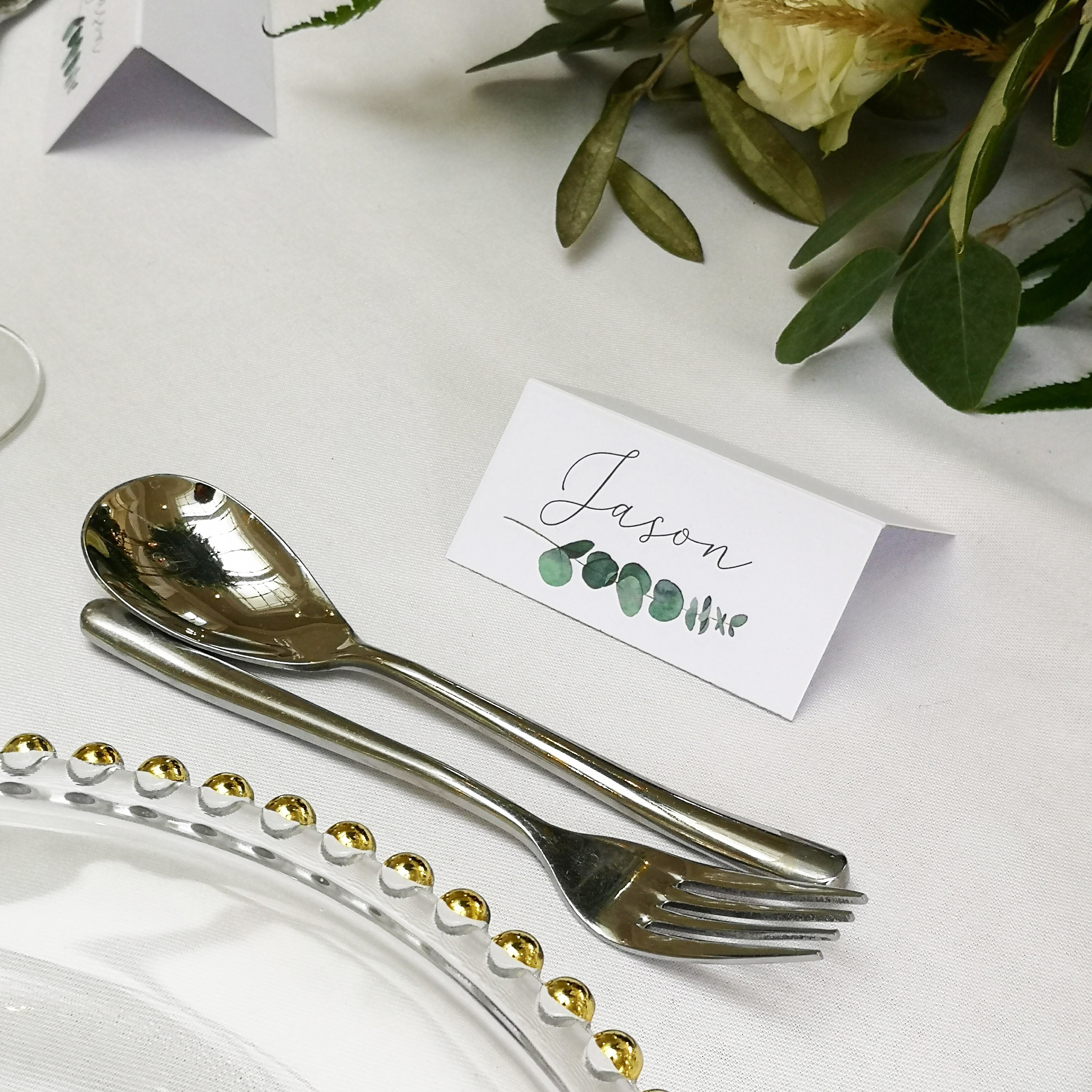 Eucalyptus Place Name Tent Cards