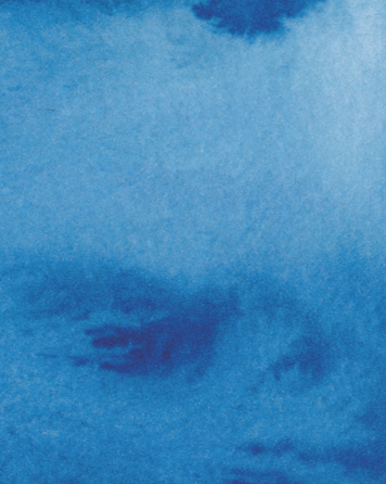 Close-up of a textured blue watercolor background