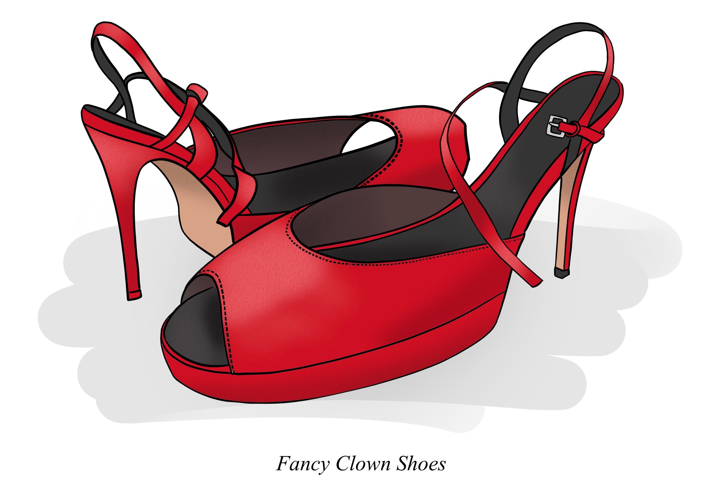 Sketch Daily - Fancy Clown Shoes — Jim Cromwell