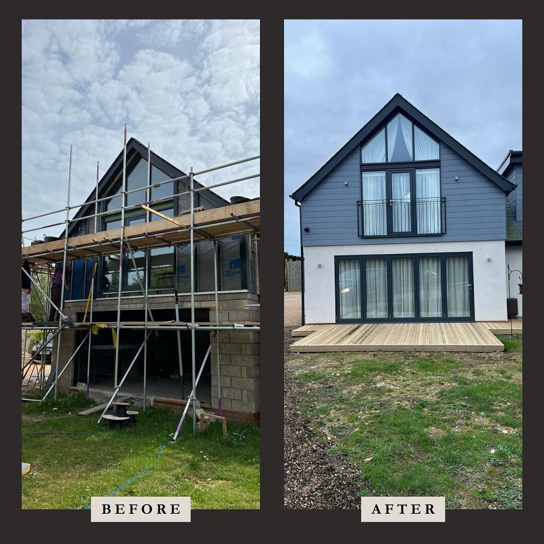 Transforming our Eastergate project with a double-storey side extension and a sleek remodel. The final touches are being added as landscaping takes shape. 🏡✨ 

#HomeTransformation #Renovation #Chichester