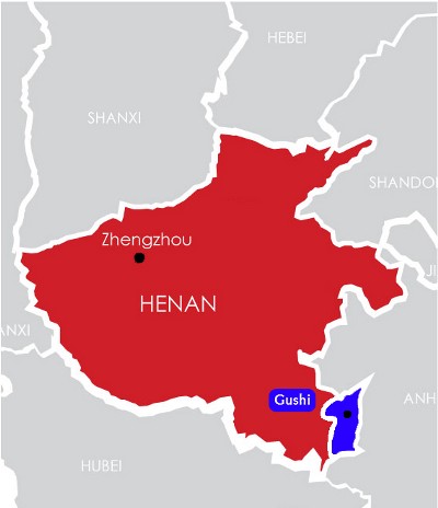 In 2013, the fiscal revenue by the Gushi government was 0.77 billion RMB, but its fiscal expenditure totalled 4.72 billion RMB, the gap being subsidised by the central government.