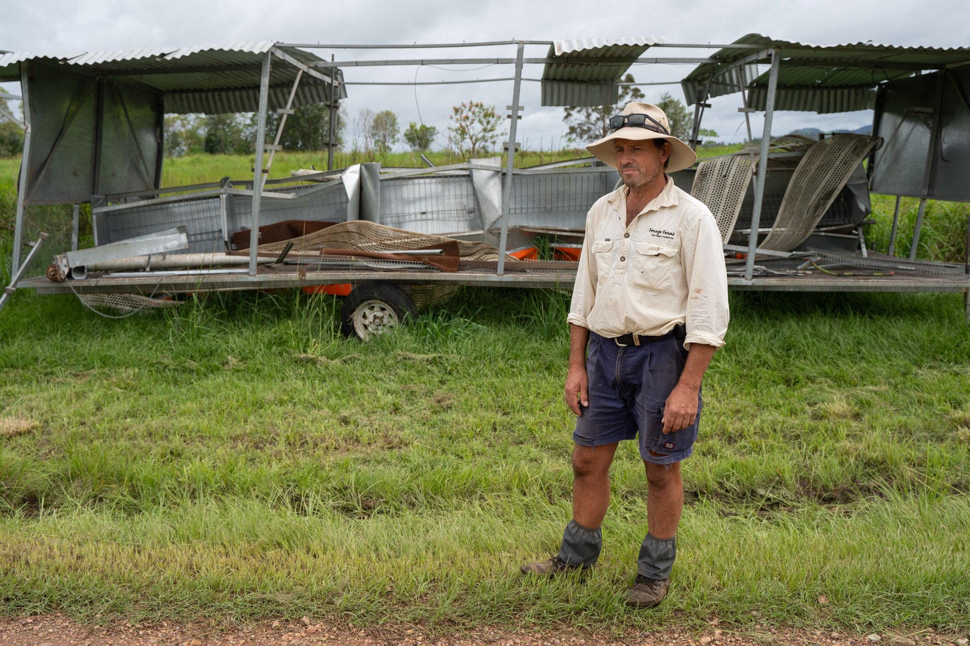  On Boxing Day 2023, a sudden, 15-minute ‘mini-tornado’ ripped through Forage Farms in Kybong. The wind picked up six mobile chicken houses and sent them flying through the air 40 metres across paddocks and into each other.   
