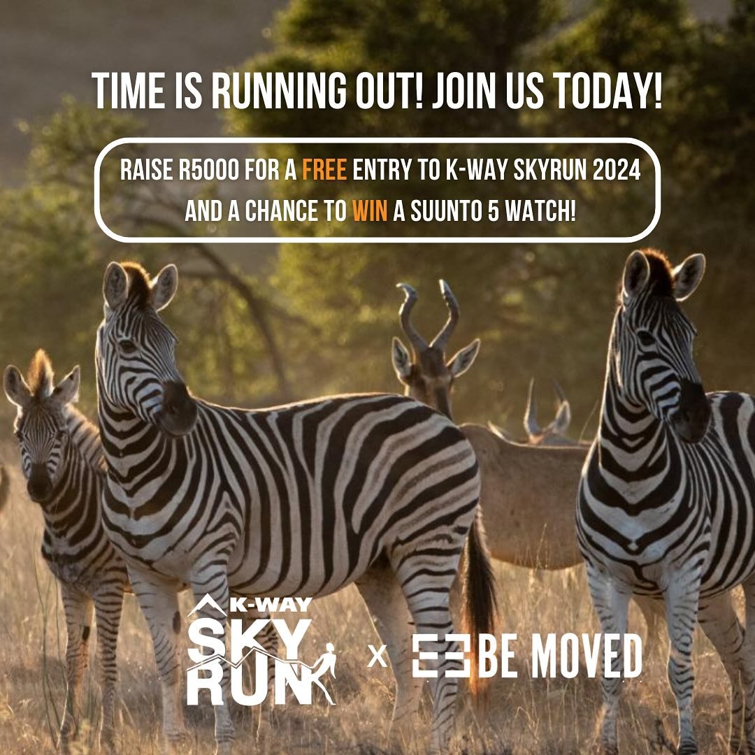 ⏳👟 Time is running out to join the K-Way SkyRun as a FundRunner! This is your last chance to get involved in an epic adventure that benefits both you and the planet. Remember, the highest fundraiser wins a Suunto 5 watch, and every participant raisi