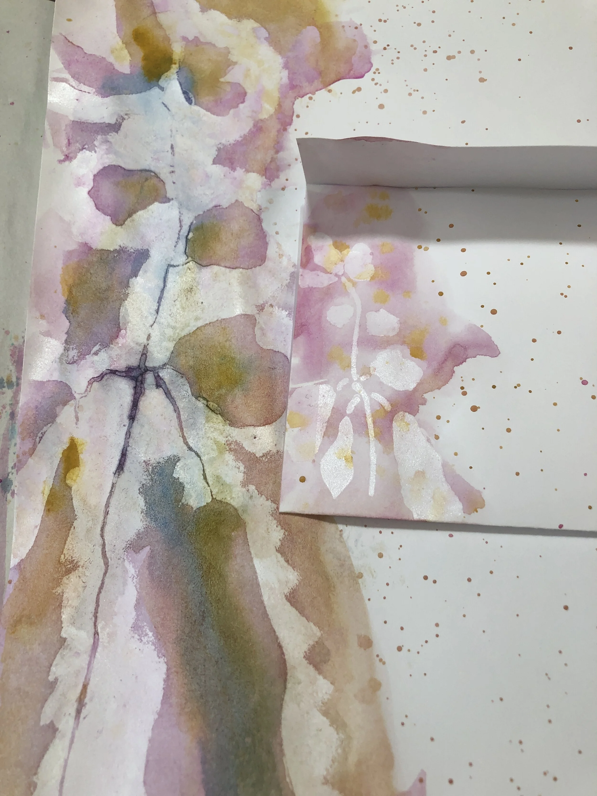 The Painted Paper- Loose Floral Stationery