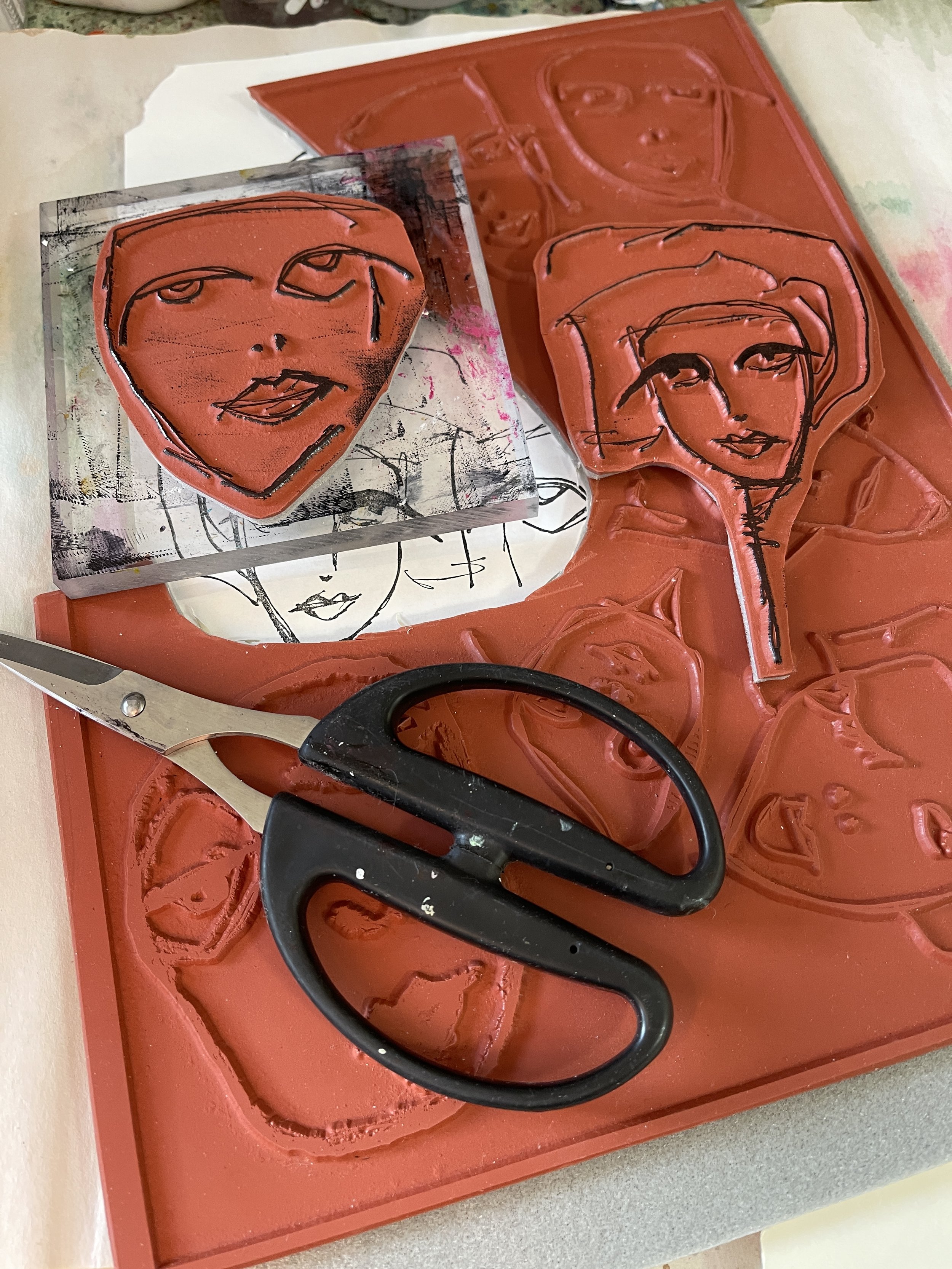 Mounting stamps- tutorial