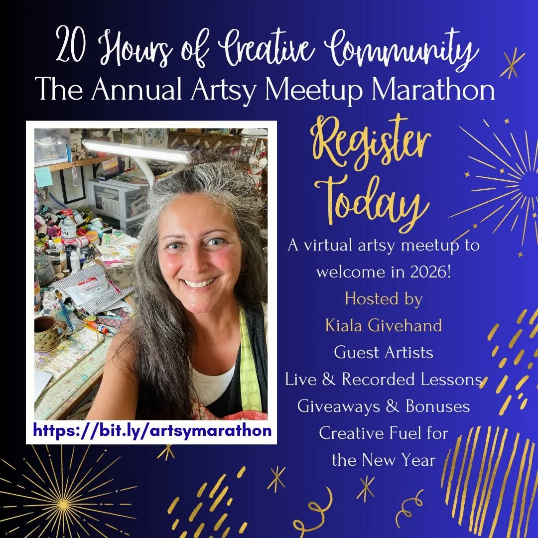 How are you bringing in 2026?&hellip;.. this has been one of the best ways to bring in the new year. I am happy to say, I hopped in the first year @kialagives hosted and have been lucky enough to teach each year since. 💫

20 hours of creative happin