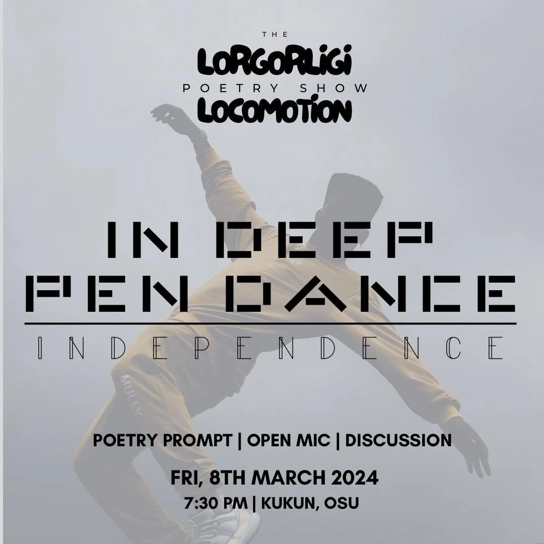 Lorgoligi Locomotion Poetry Show