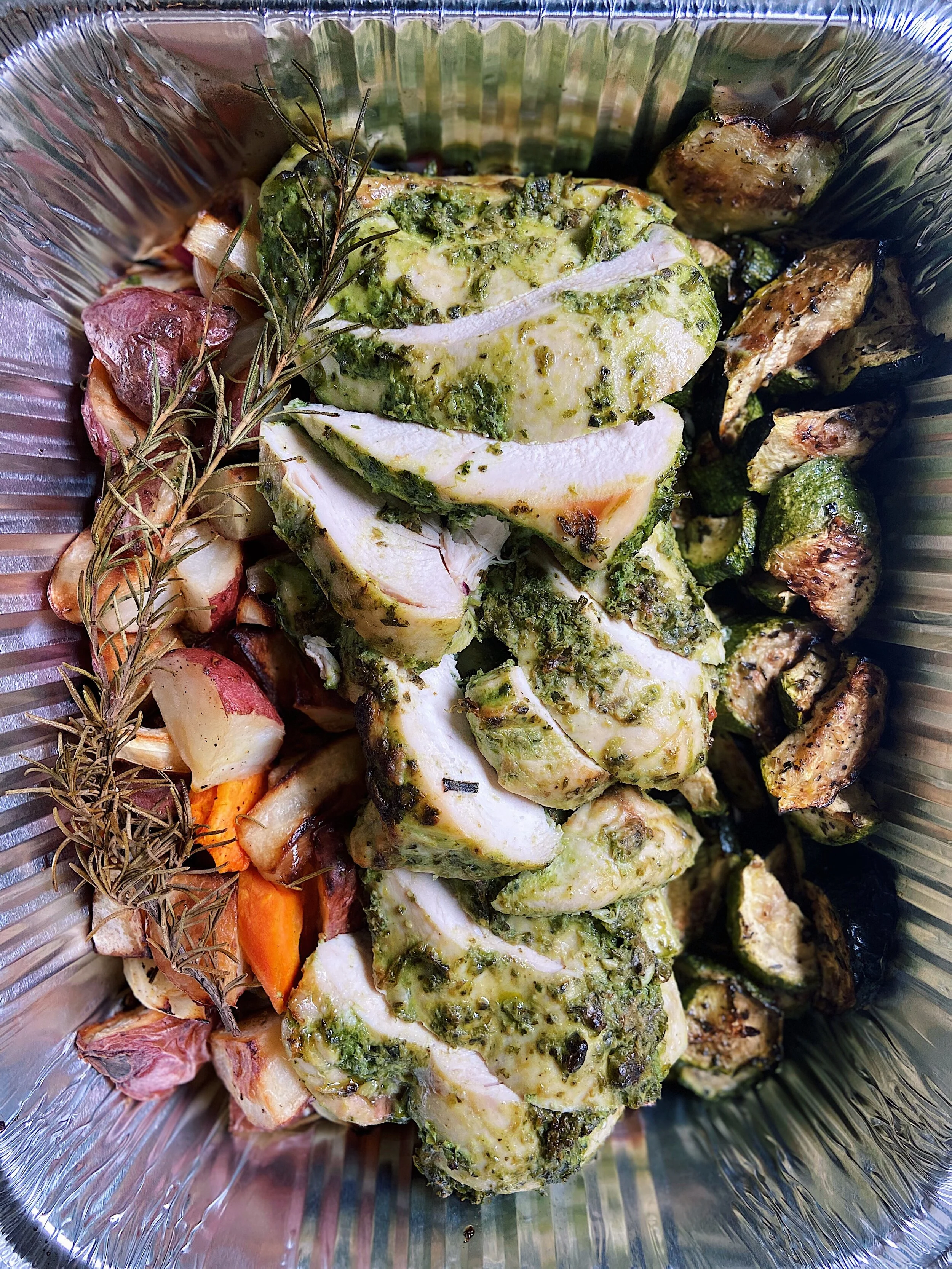 Herb Roasted Chicken &amp; Squash for Monday