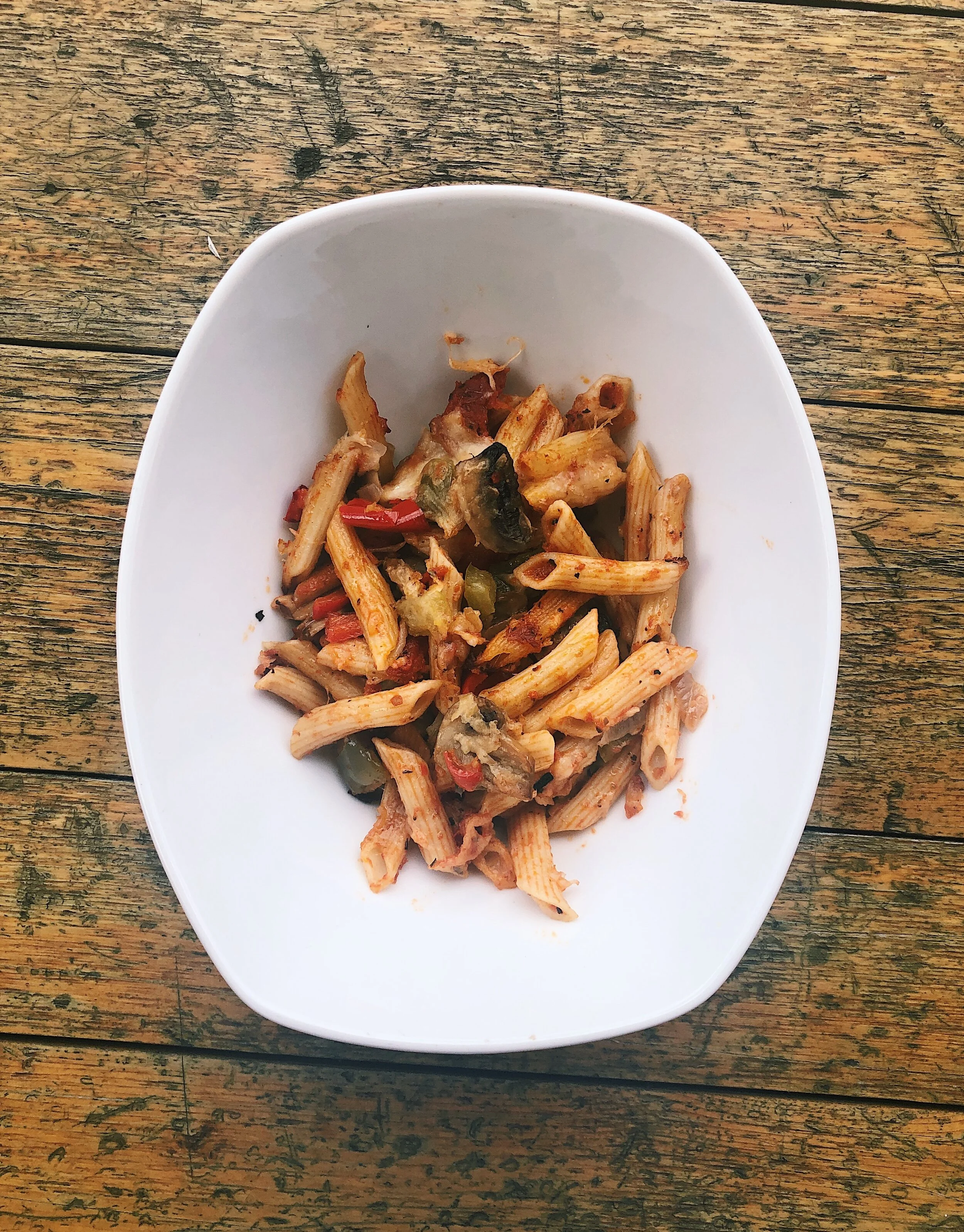 Veggie Pizza Pasta for Friday