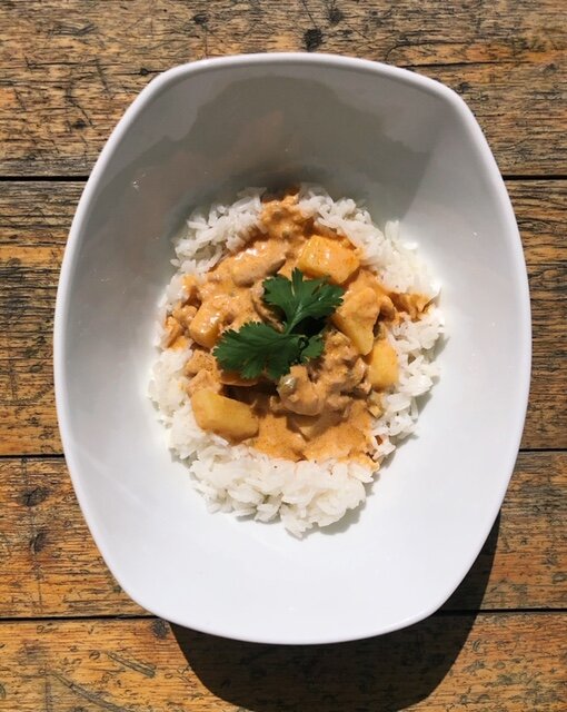 Pineapple Coconut Curry for Friday
