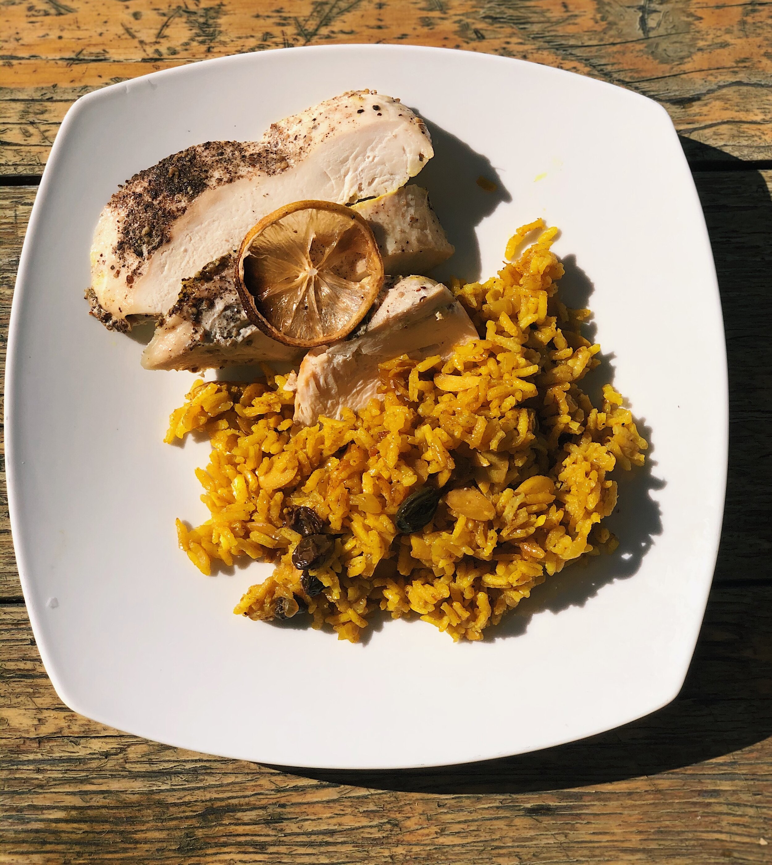 Lemon Chicken &amp; Turmeric Rice for Monday