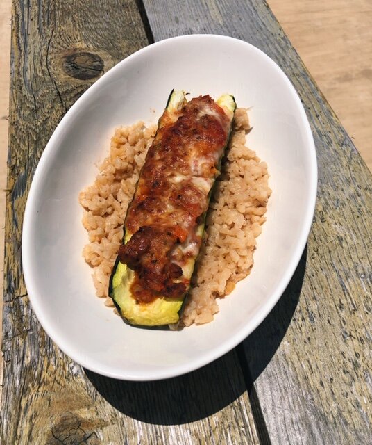 Italian Stuffed Zucchini