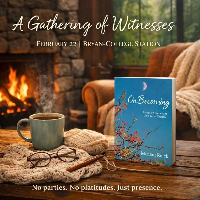 A Gathering of Witnesses: A Book Signing with Miriam Rieck