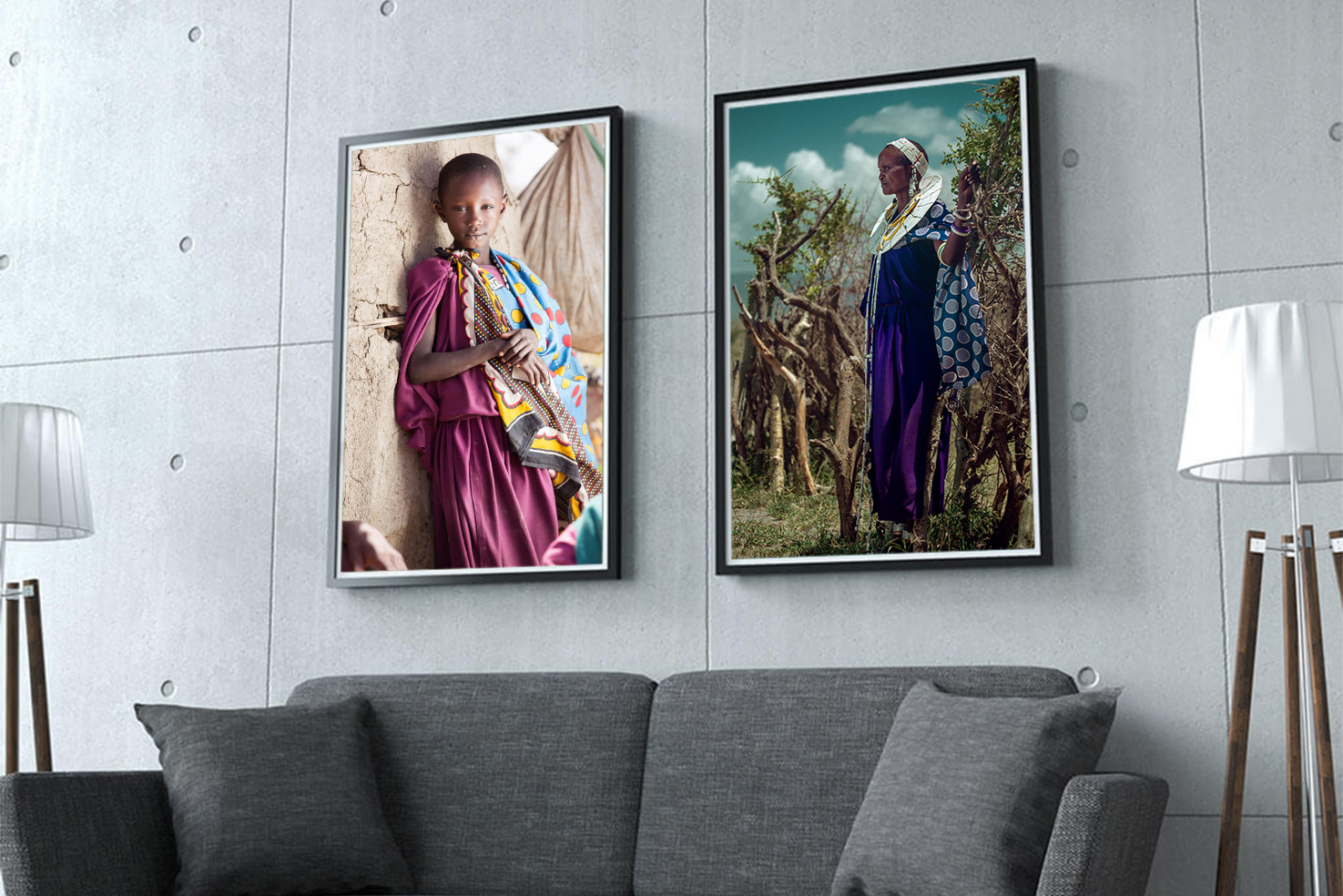 African Masai Portrait