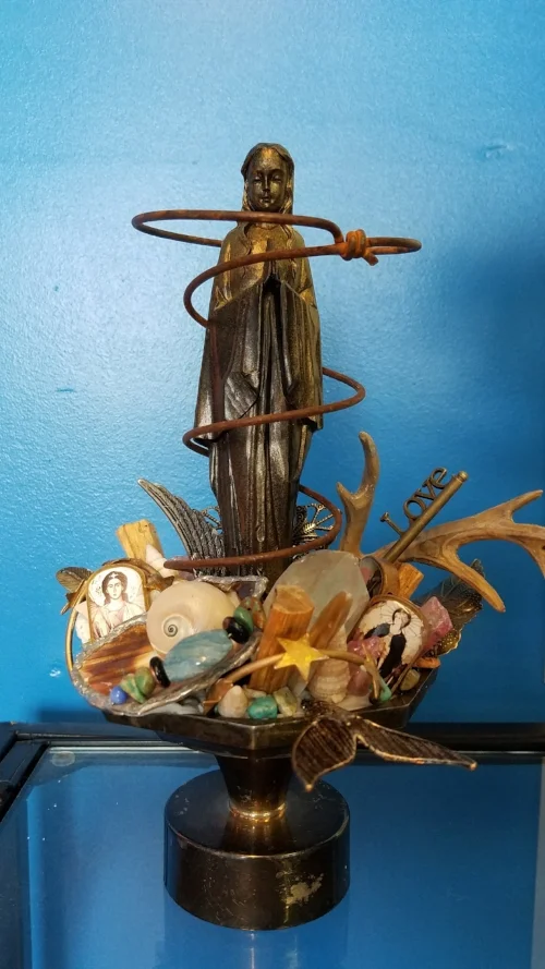 2018 SOLD, Assemblage Art by Marcia Hahn