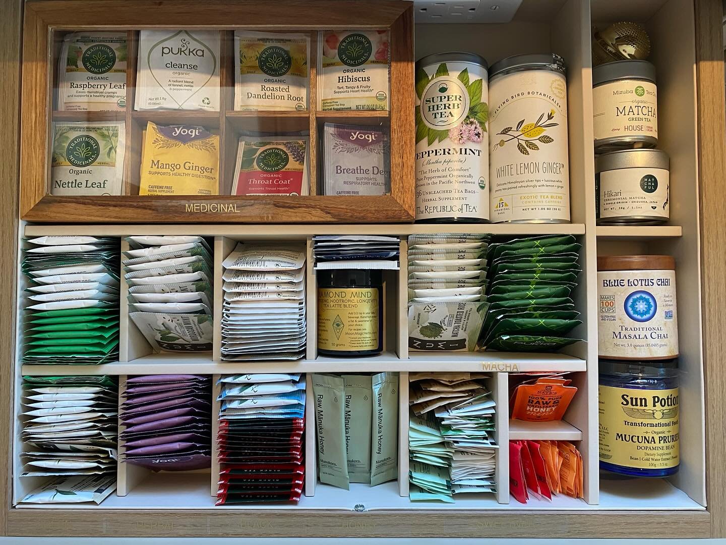 So satisfying as an organizer to stand back and appreciate a well appointed space. This tea drawer made my day so I thought I&rsquo;d share!