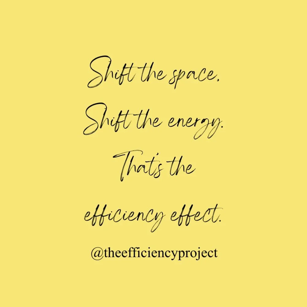 Your environment sets the tone for basically everything, and the right systems make the biggest difference. 

At The Efficiency Project we don&rsquo;t just organize&hellip; we help you gain back your peace, flow, and positive energy. 

Shift the SPAC
