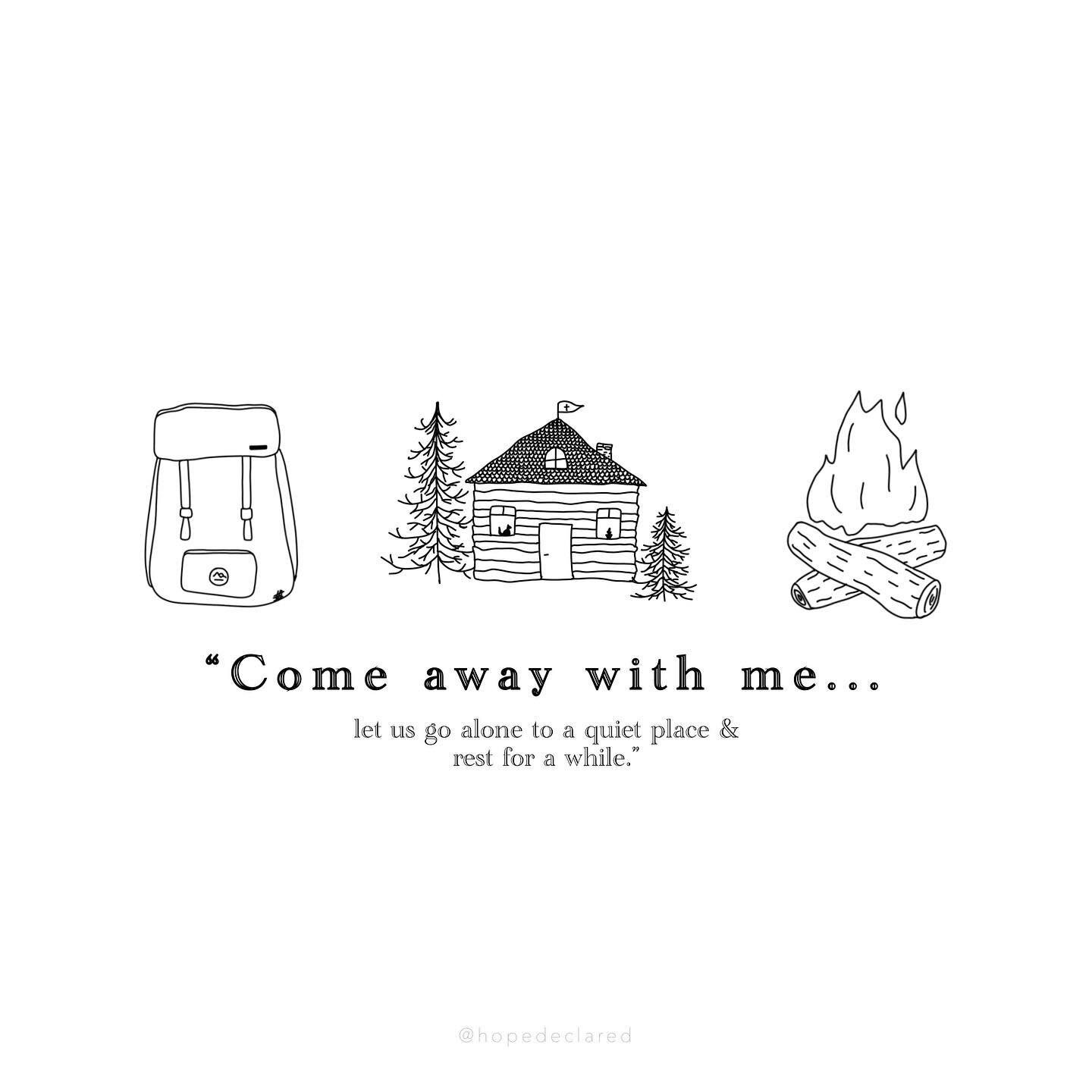 Come away with Jesus, friend 🤍⁣
⁣
Rest was a priority for Jesus. ⁣
Spending quality time with His Father and those closest to Him was a priority for Jesus - even while being followed and sought out by the crowds. ⁣
Stopping to be alone in the quiet,