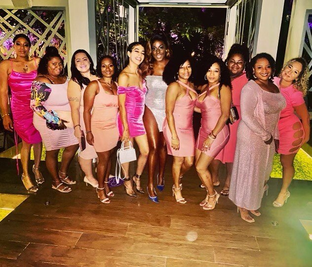 We love a good group theme 🦩

Paola and her flock looked pretty in pink as they celebrated her bachelorette at Breathless last year!

#bachelorette #breathless #squad #lastflingbeforethering #finalfiesta #bridetobe #getaway #vacation #bachelorettepa