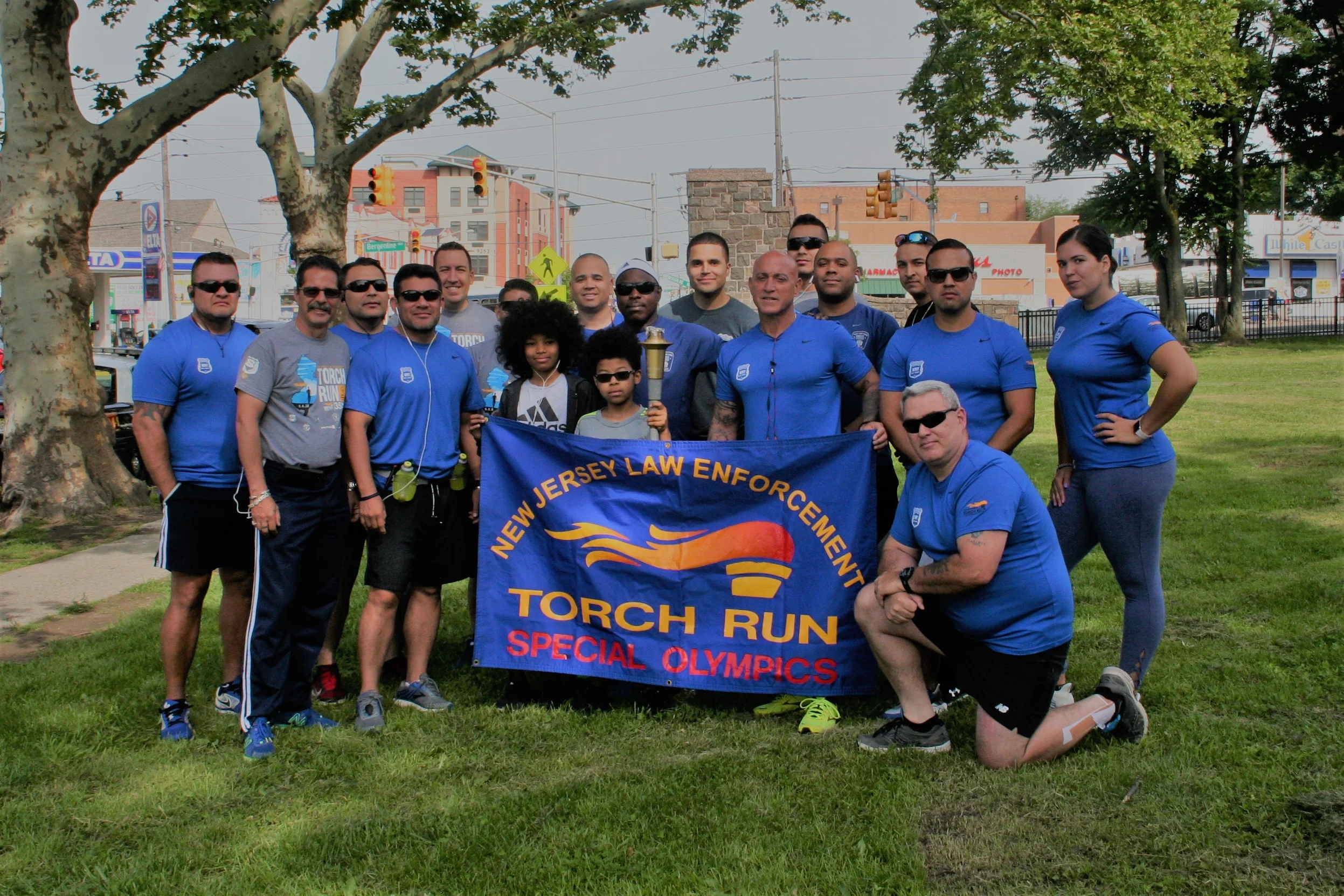 Dorinne  Auriemma - torch run park wnypd.JPG