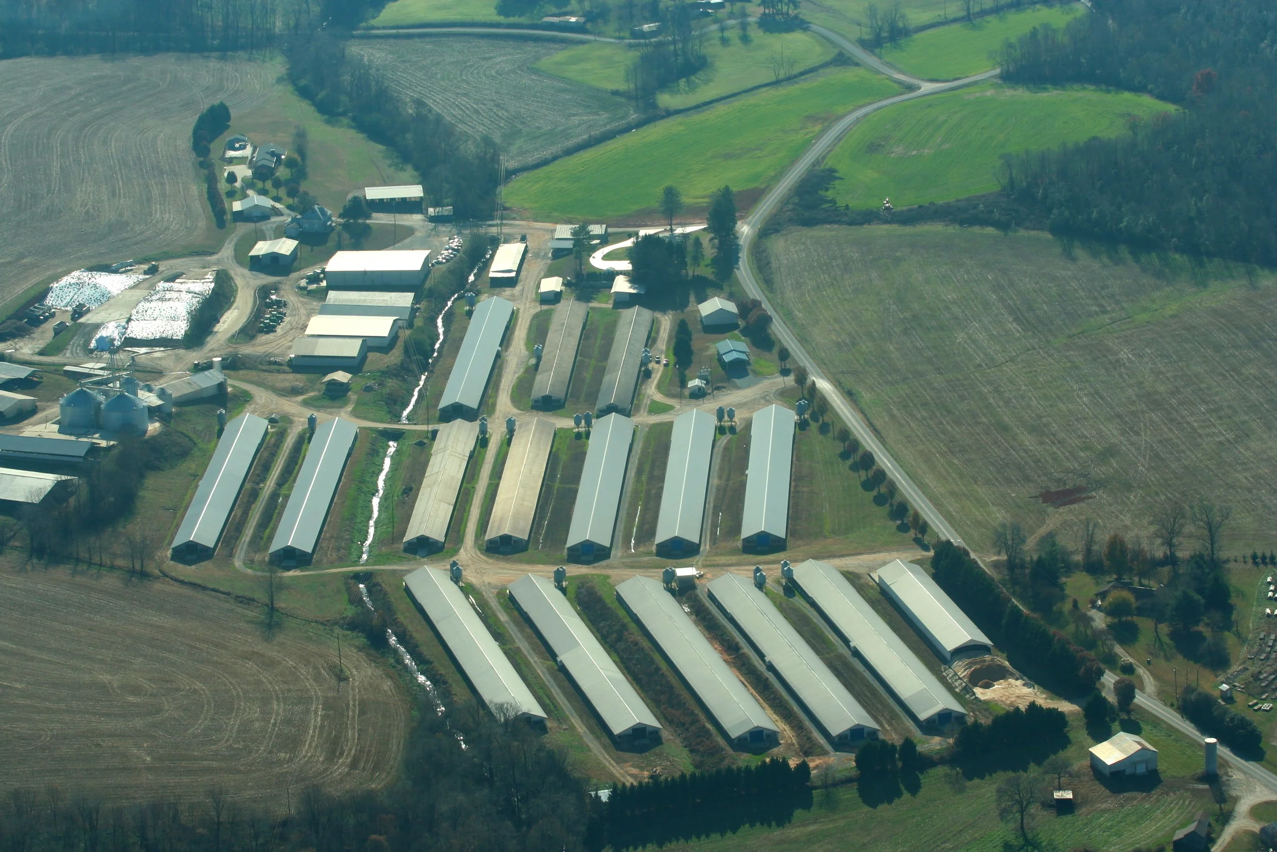 CAFOs in the Yadkin River basin.