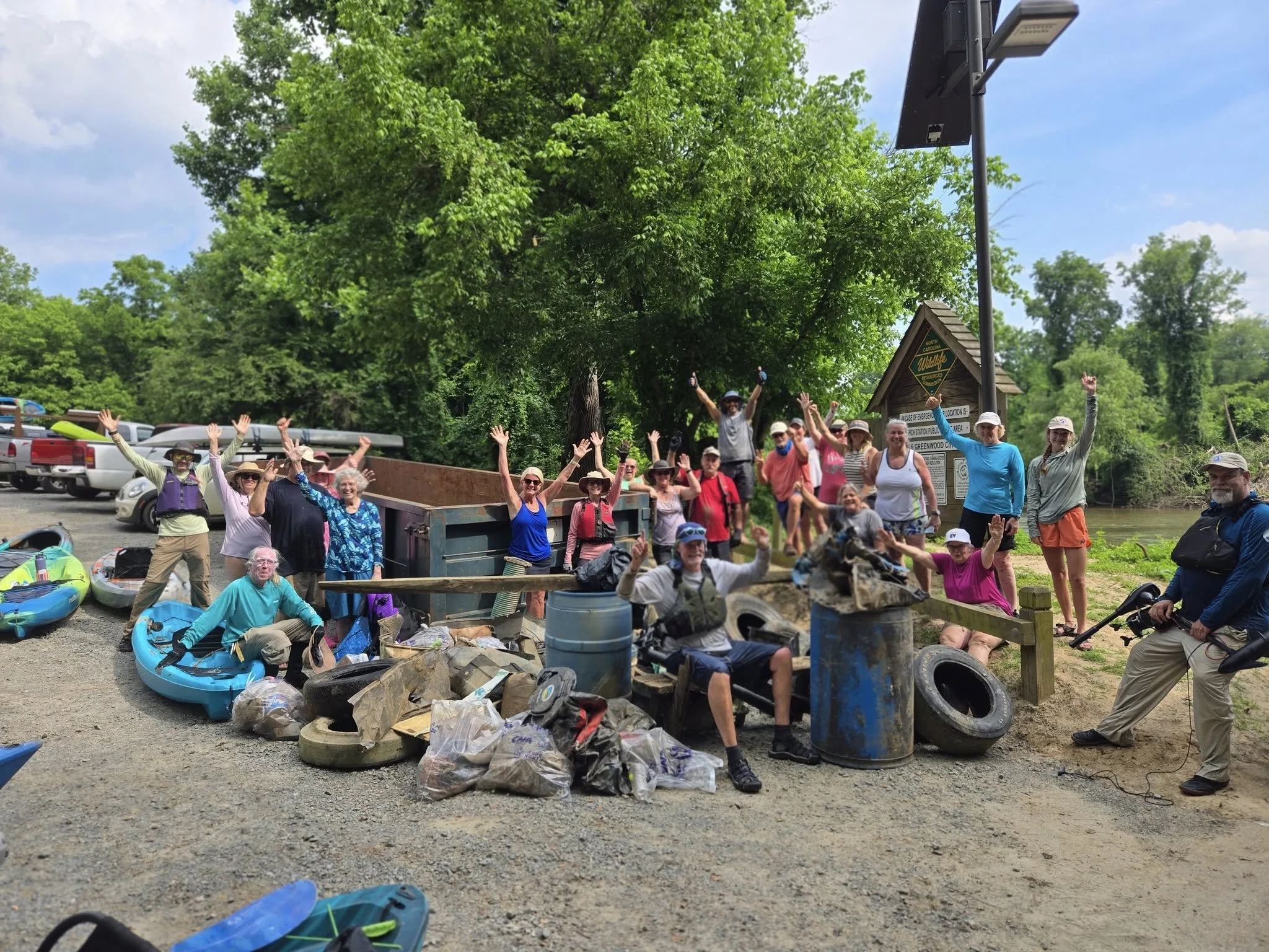 Yadkin River Cleanup and Paddle