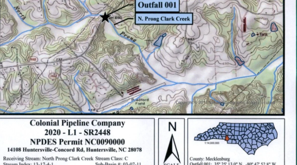 DEQ to Hold Public Hearing on Colonial Pipeline Wastewater Discharge