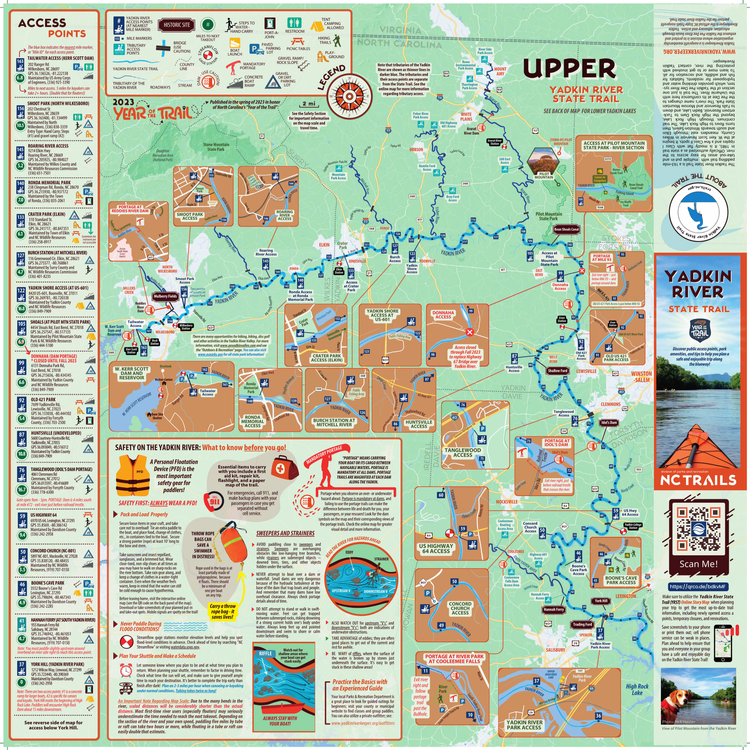 Yadkin River State Trail Maps and River Accesses — Yadkin Riverkeeper