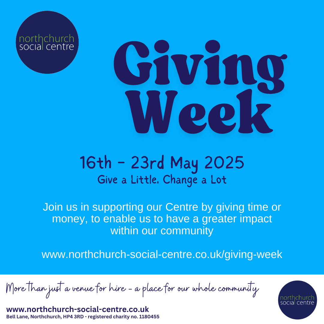 Giving Week — Northchurch Social Centre