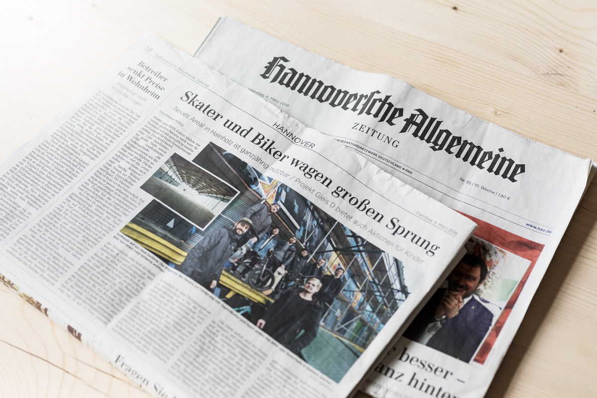 Gleis D in der HAZ