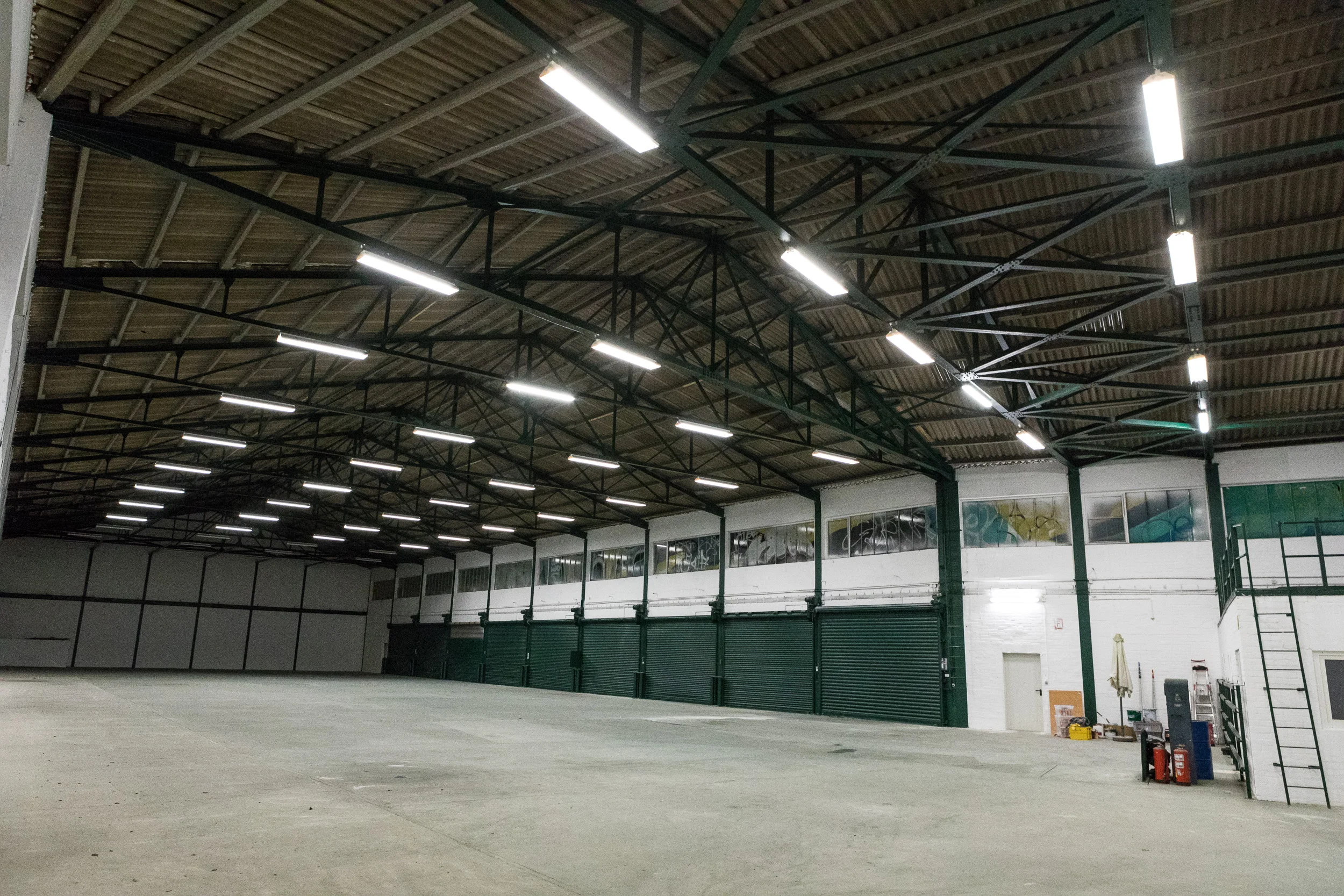 Öffentliche Begehung der Halle & Pressetermin