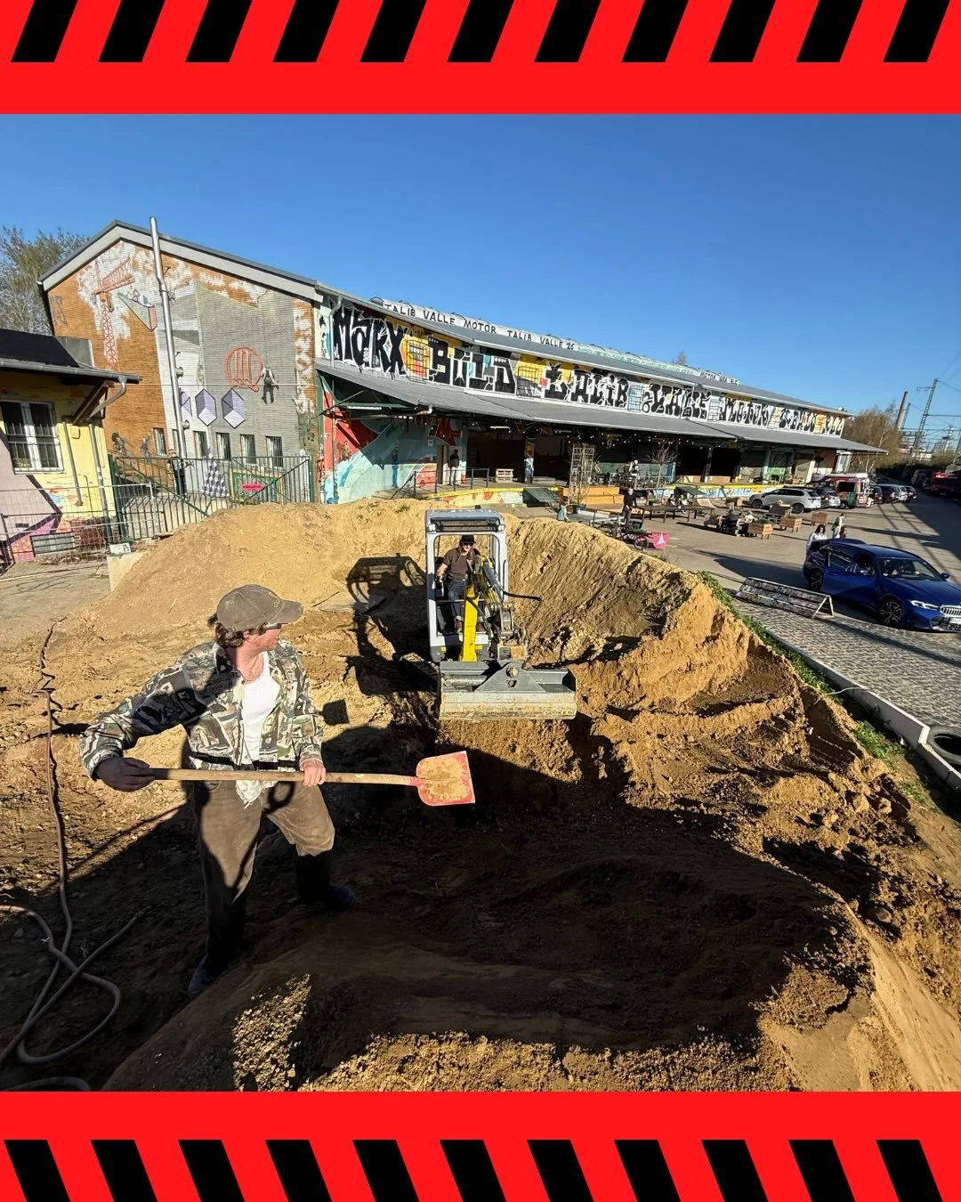 🚜 🚧 Baustelle an den H&uuml;geln
Der Bagger ist bestellt. @teresagrauten und weitere helfende H&auml;nde arbeiten die n&auml;chsten Tage daran, die Trails wieder fit zu machen.
Von Dienstag 07.04. bis Freitagmittag bringen wir alles in Form, damit 