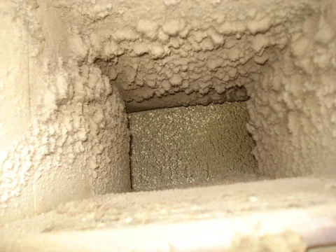 duct work, before