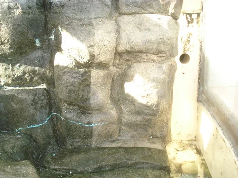 before and after rock cleaning