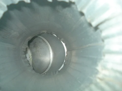 Dryer vent cleaning, after.