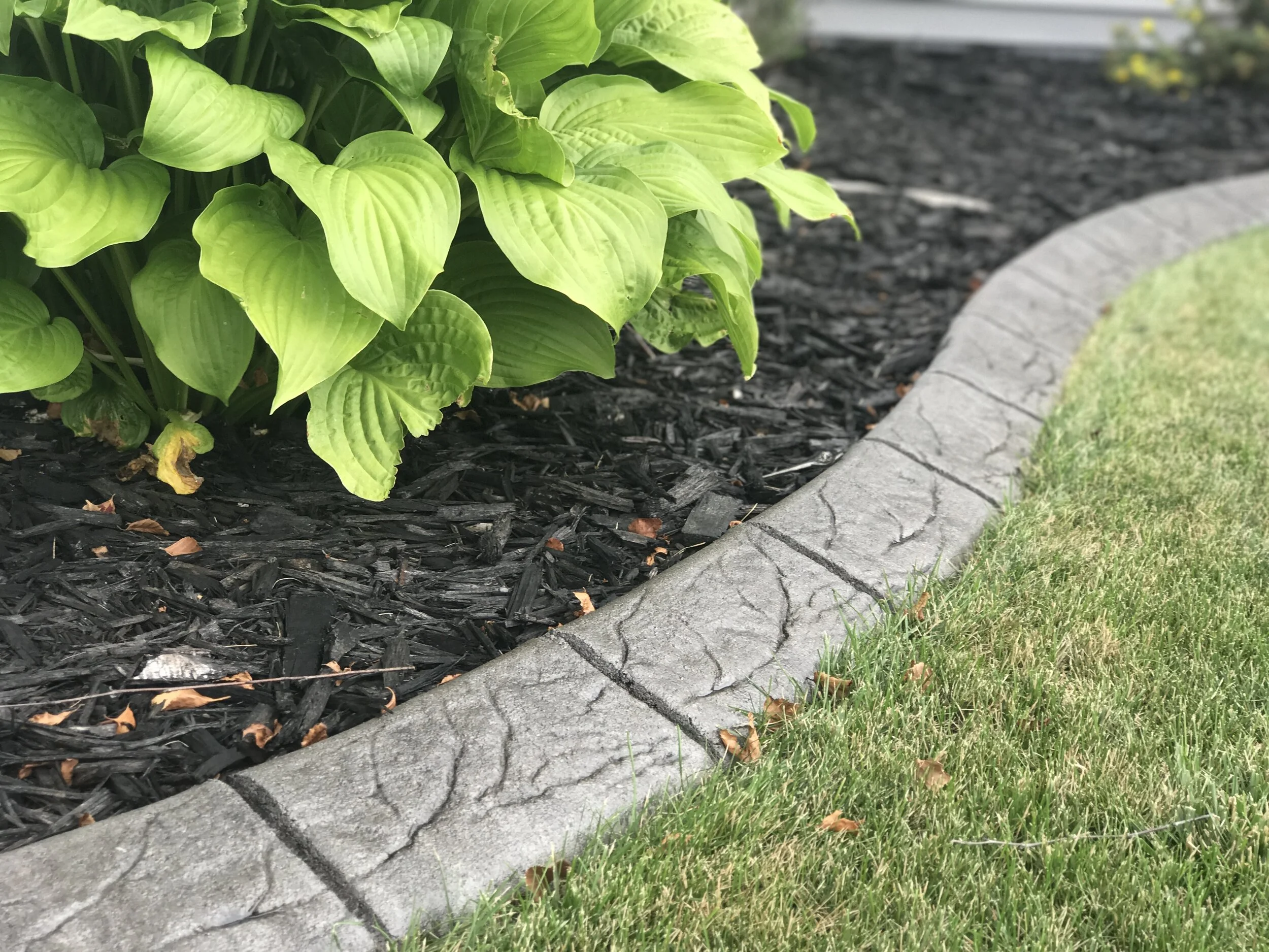 Snow Edging Concrete Curb Edging Portfolio — Zumbo Valley Landscaping & Snow