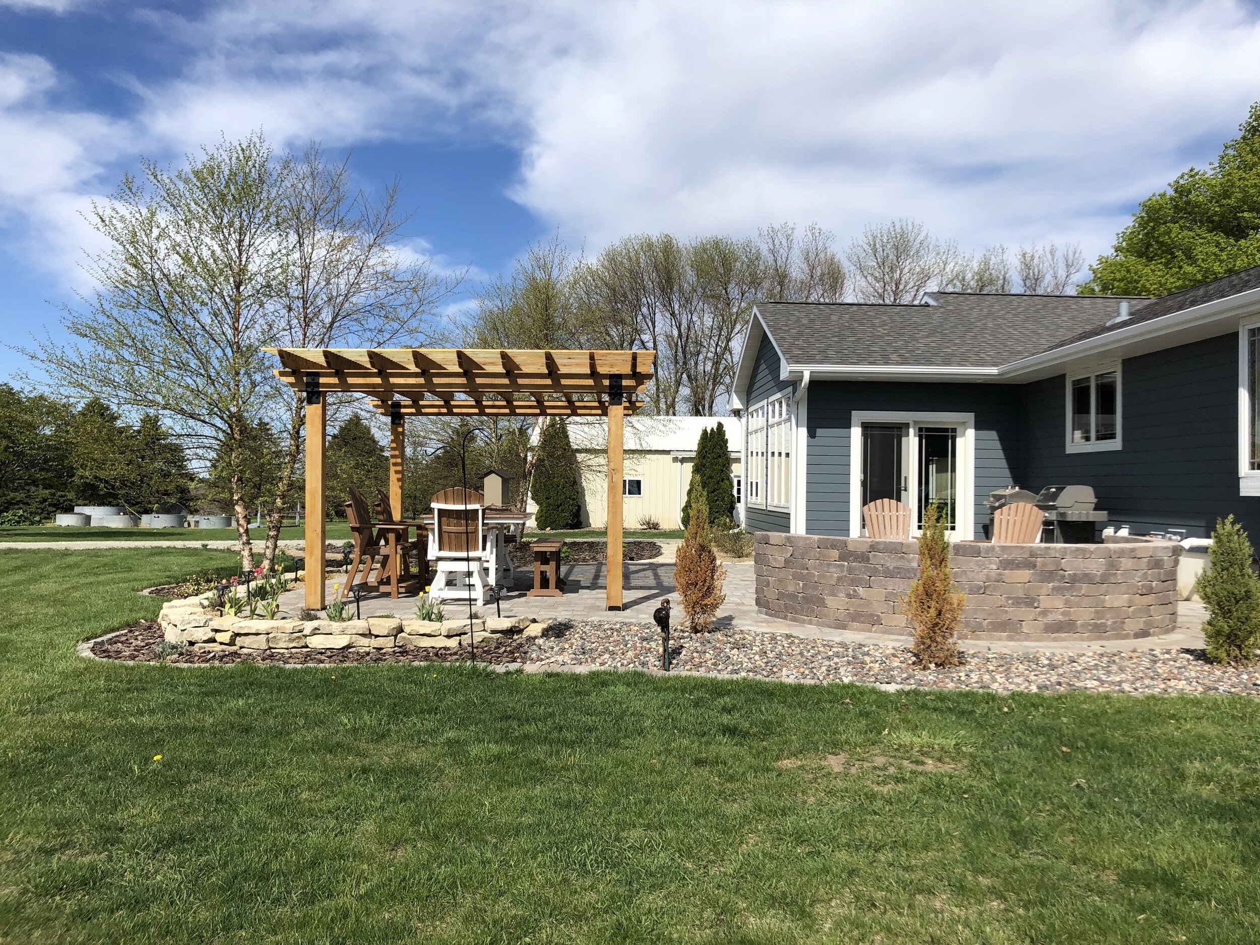 Landscaping around Hardscaping1