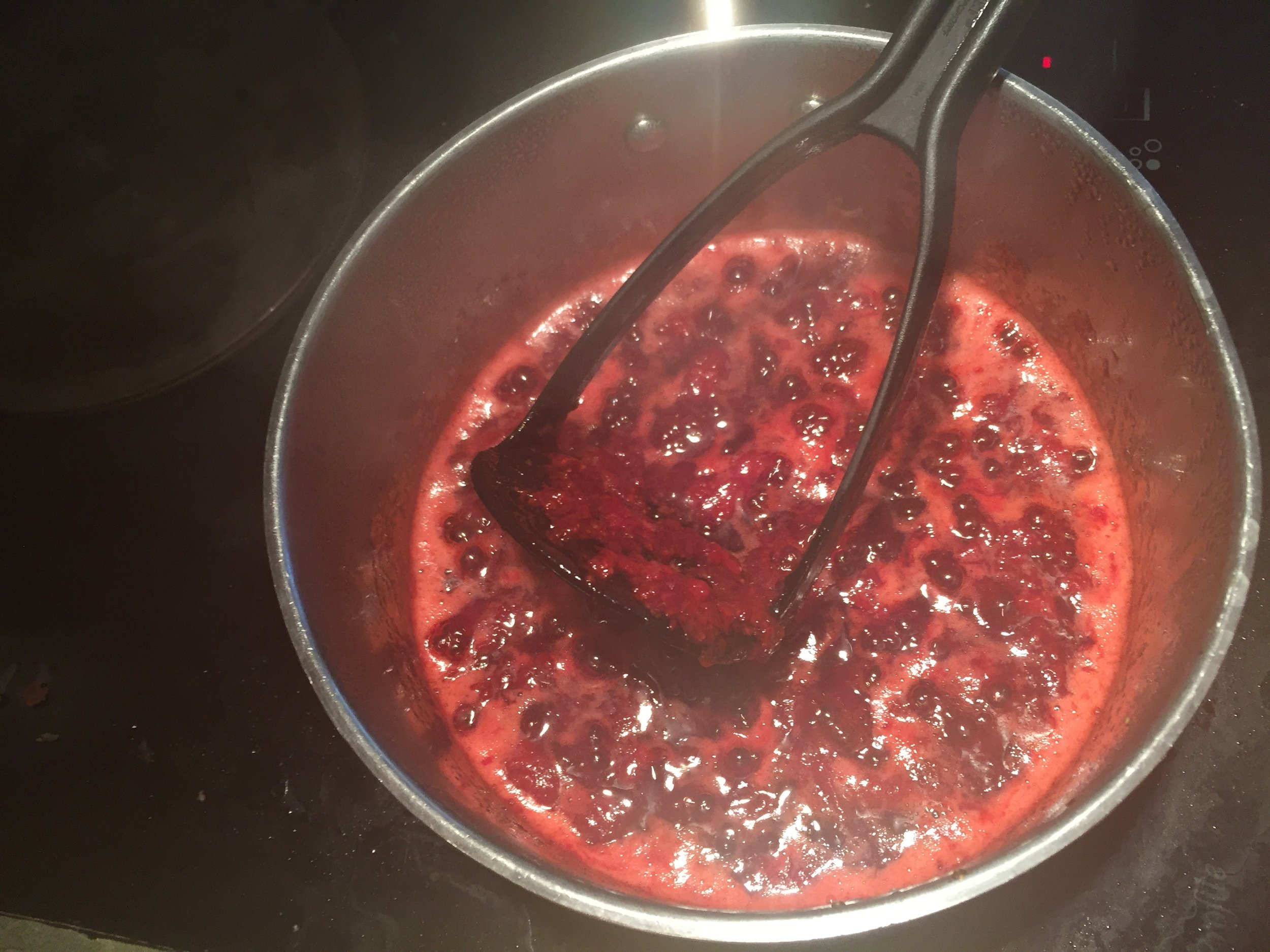Step Three of Quick Strawberry Jam