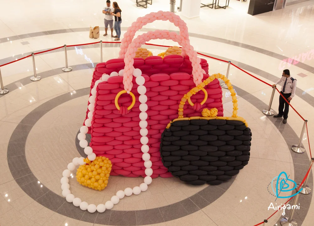 Shopping Trip - giant balloon purses